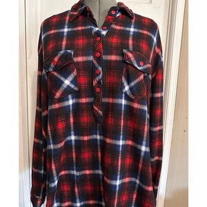 Love Potion plaid logger shirt